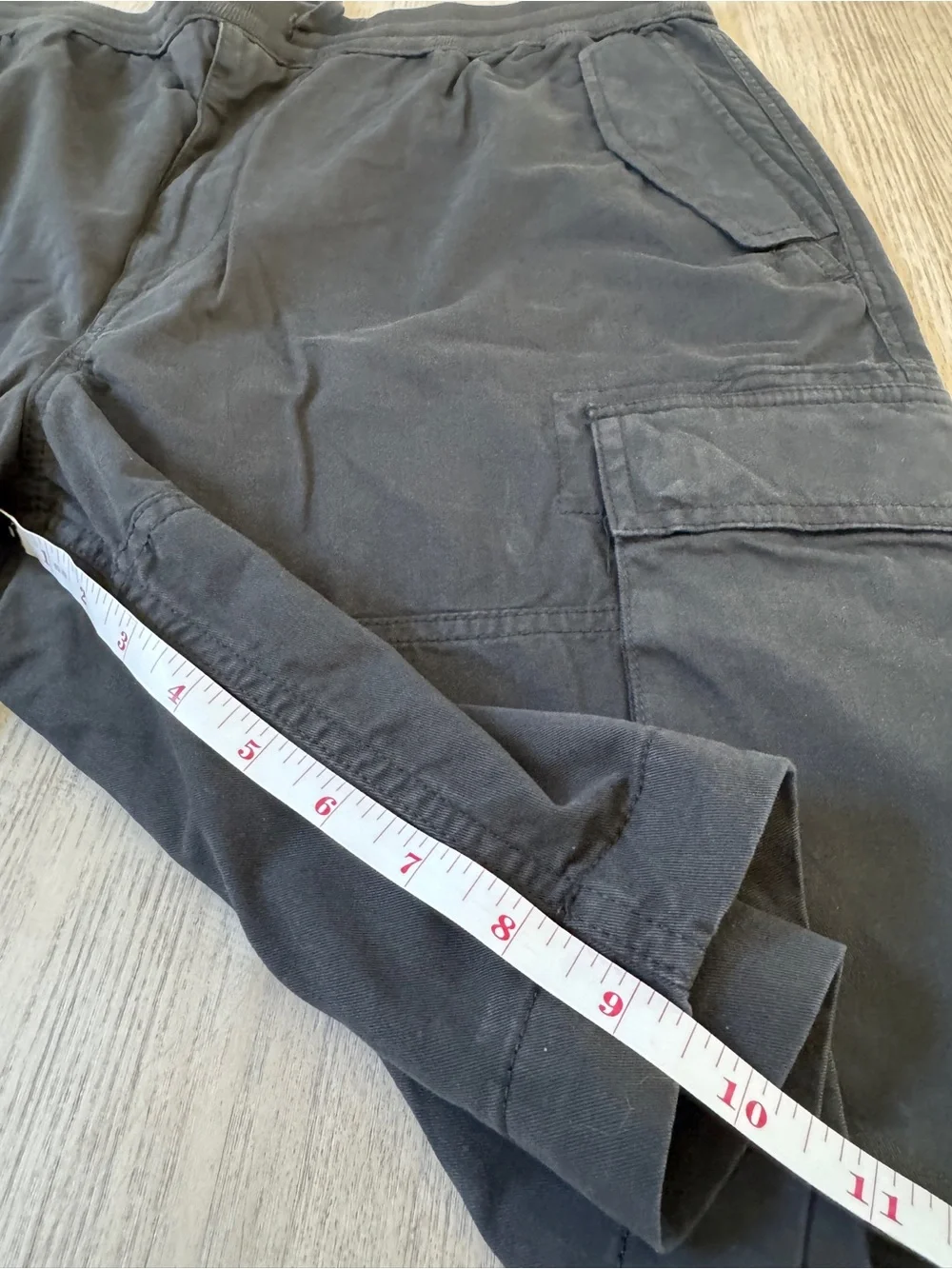 Ralph Lauren Black Cargo Drawstring Shorts